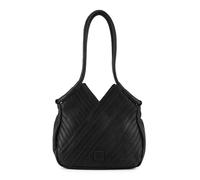 FredsBruder Criss-Cross Borsa shopper Vera Pelle 30 cm nero
