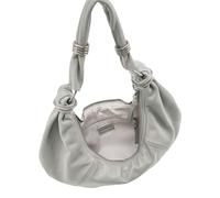 FREDsBRUDER Pelle borsa a tracolla Always With You Hobo Grey grigio talpa