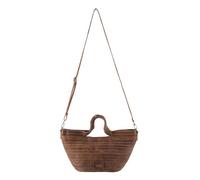 FREDsBRUDER Pelle borsa a tracolla borsetta Layer Tulip Shopper Toffee marrone