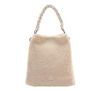 FREDsBRUDER Pelle borsa a tracolla Furry Friend Hobo Bag Cream avorio