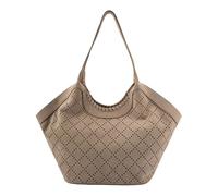 FREDsBRUDER Pelle borsa a tracolla Hey Lovely Collection Midi Shopper Soft Taupe grigio talpa
