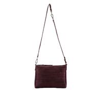 FREDsBRUDER Pelle borsa a tracolla Layer Crossbag Dark Red bordeaux