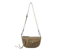 FREDsBRUDER Pelle borsa a tracolla My Forever Friend Curve Bag Muddy Khaki marrone