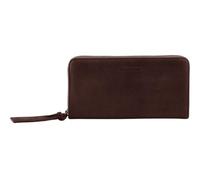 FREDsBRUDER Pelle portafoglio My Old Friend Ziparound Wallet Dark Chocolate marrone scuro