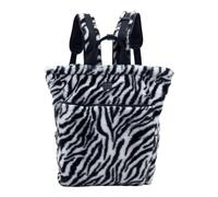 FREDsBRUDER Pelle zaino Furry Friend Backpack Zebra nero bianco