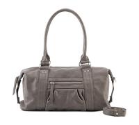 FredsBruder Pocket Play Borsa a spalla Vera Pelle 40 cm grigio