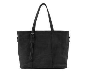 FredsBruder Shopper reversibile in pelle 37 cm nero