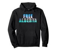 Free Alberta - Independence from Canada 2026 Lake (Black) Felpa con Cappuccio