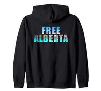 Free Alberta - Independence from Canada 2026 Lake (Black) Felpa con Cappuccio