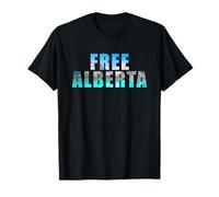 Free Alberta - Independence from Canada 2026 Lake (Black) Maglietta