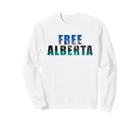 Free Alberta - Independence from Canada 2026 Lake (White) Felpa