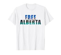 Free Alberta - Independence from Canada 2026 Lake (White) Maglietta