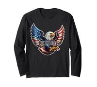 Free American Bird, This Bird You Cannot Change 4th of July Maglia a Manica