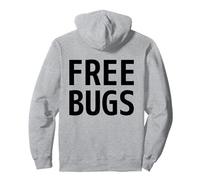 Free Bugs - Cosa Si Ottiene da Un Programmatore Black Text Design Felpa con Cappuccio