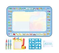 Free Coloring Doodle Drawing Mat - Water Doodle Mat, Reusable Painting Writing Doodles Board Toy, 100 X 80cm Water Paint Mats for Kids