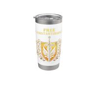 Free Constantinople - Bold Historical Statement Design Bicchiere termico in acciaio inox doppia parete