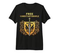 Free Constantinople - Bold Historical Statement Design Maglietta Premium