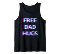 Free Dad Hugs Pride Proud Ally LGBT Rainbow Flag Support Canotta