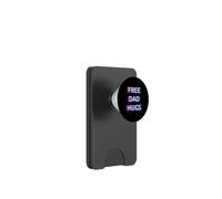Free Dad Hugs Pride Proud Ally LGBT Rainbow Flag Support PopSockets PopWallet per MagSafe