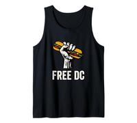 Free DC Sandwich Activism Protest Fist Humor Canotta