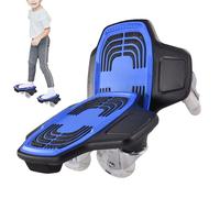 Free Drift Skate Plates - ABS Alloy Compact Split Board Design 24 x 26 cm, ammortizzante PU Rolling Wheels, Smooth Stability Motion Training Strumento, flessibile struttura di guida con controllo