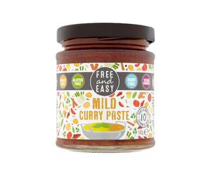 Free & Easy Libera Da Lieve Curry Pasta 198g (Confezione da 6)