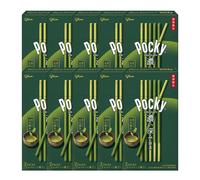 Free Express Glico Pocky Deep Matcha 2 pezzi x 10 confezioni Japan Green...