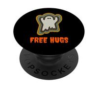 Free Hugs Ghost and Spirit Spooky Fall Design PopSockets PopGrip Adesivo