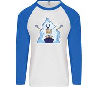 Free Hugs Iceberg E Nave Ambiente Uomo L/S Maglietta Baseball