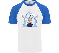 Free Hugs Iceberg E Nave Ambiente Uomo S/S Baseball T-Shirt
