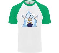 Free Hugs Iceberg E Nave Ambiente Uomo S/S Baseball T-Shirt