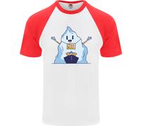 Free Hugs Iceberg E Nave Ambiente Uomo S/S Baseball T-Shirt