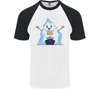Free Hugs Iceberg E Nave Ambiente Uomo S/S Baseball T-Shirt