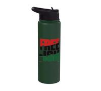 Free-ish Since 1865 Juneteenth Freedom Day Stainless Steel Insulated Water Bottle