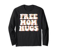 Free Mom Hugs Abbracci GRATUITI della Mamma! LGBTQ Meme Maglia a Manica