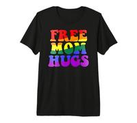 Free Mom Hugs Abbracci GRATUITI della Mamma! LGBTQ Meme Maglietta Premium