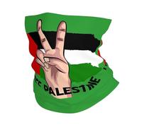 Free Palestine -5 Ghetta per collo senza cuciture Scudo Sciarpa Bandana Avvolgere la testa Coprire il viso Sciarpa Maschera Protezione UV Copricapo per motociclismo Ciclismo Equitazione Fasce per cors