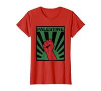 Free Palestine Shirt | Stile propaganda Palestine Fist Maglietta