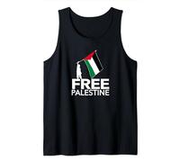 Free Palestine T-Shirt Palestina Flag Free Gaza T-Shirt Canotta
