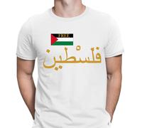 Free Palestine T-Shirt Unisex Supporto Gaza Solidarietà Diritti Umani...