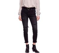 Free People Donne About A Girl HR Skinny Fit Jeans, Neri, 24