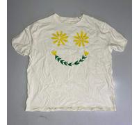 Free People We The Free "Sunshine Smiles" T-Shirt Piccolo Bianco