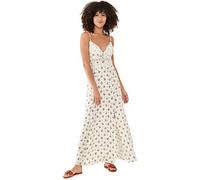 Free People Women's Out & About Maxi Slip Dress, Ivory Combo, White, Floral, X-Small