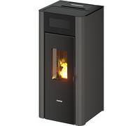 Free_point STUFA A PELLET ARIA FREEPOINT AMARANTO 9 8,5 kW ANTRACITE