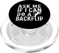 Free Running Chiedetemi se posso fare un backflip Parkour PopSockets PopGrip per MagSafe
