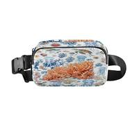 Free Sea Turtles - Marsupio a tracolla per donne e uomini, multiuso, con cinghia regolabile, per allenamento, corsa, escursionismo