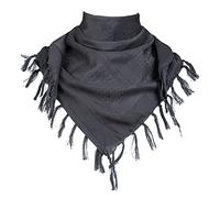 FREE SOLDIER - 100% Cotone Shemagh Militare, Sciarpa Tattica araba Keffiyeh Ideale per i Militari nel Deserto, Adatta per Uomini e Donne(Mimetico Nero)