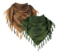 FREE SOLDIER Foulard Shemagh Sciarpe, Marrone, 110110cm Uomo