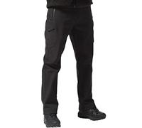 FREE SOLDIER Pantaloni da Lavoro Uomo Pantaloni Sci Termici Pantaloni Trekking Impermeabile Invernali Pantaloni da Caccia Militari Tattici Pantaloni da Neve Softshell Foderati in Pile (Nero,50 Lungo)