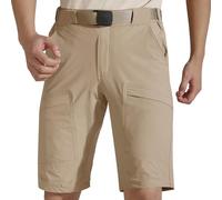 FREE SOLDIER Pantaloncini Cargo da Trekking Uomo con Cintura Leggeri e Rapidamente Asciuganti Pantaloncini Estivi con Multiple per Uso Casual Lavoro e Golf